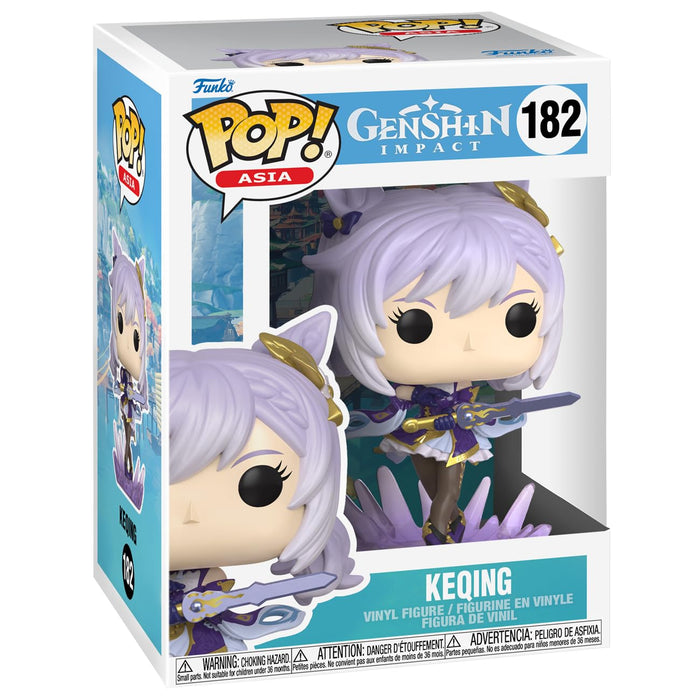 Funko Pop! Games: Genshin Impact - Keqing - Pop! Asia - Figura de Vinilo Coleccionable - Idea de Regalo- Mercancia Oficial - Juguetes para Niños y Adultos - Games Fans - Muñeco para Coleccionistas