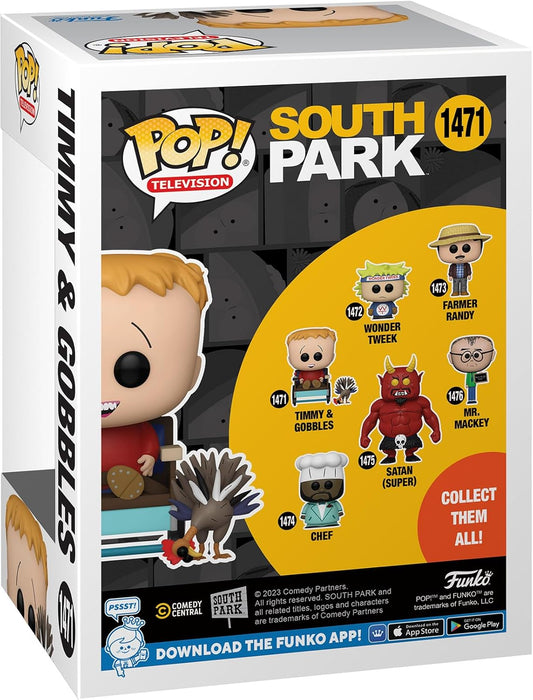 Funko POP! & Buddy: South Park - Timmy Burch & Gobbles - Collectable Vinyl Figure - Official Merchandise - Toys for Kids & Adults - Cartoon Fans - Model Figure for Collectors and Display