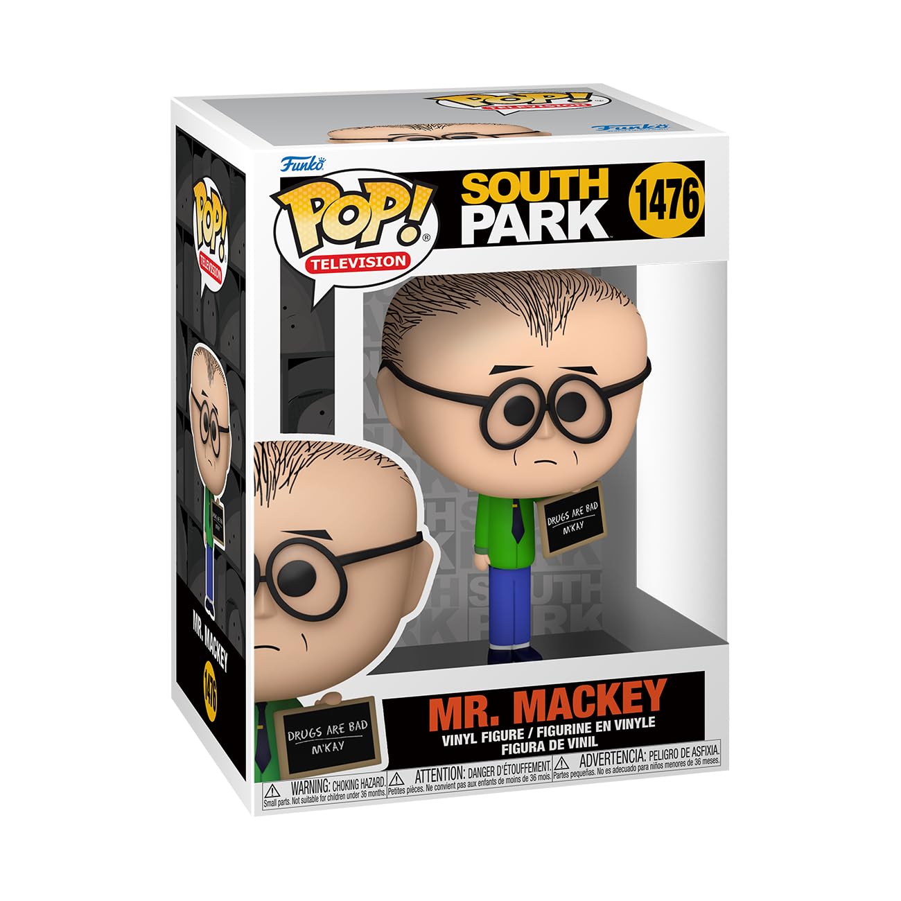 Funko POP! TV: South Park - Mr. Mackey With Sign - Collectable Vinyl Figure - Official Merchandise - Toys for Kids & Adults - Cartoon Fans - Model Figure for Collectors and Display