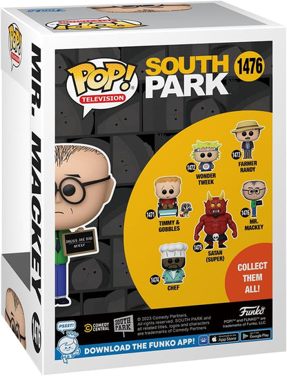 Funko POP! TV: South Park - Mr. Mackey With Sign - Collectable Vinyl Figure - Official Merchandise - Toys for Kids & Adults - Cartoon Fans - Model Figure for Collectors and Display