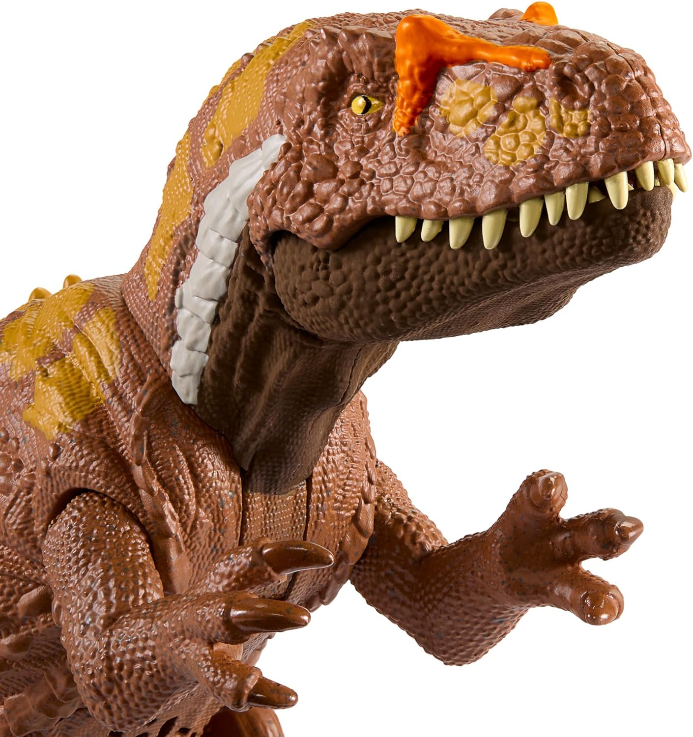 Mattel- Jurassic World Wild Roar Megalosaurus Figuras de Acción, Multicolor (HTK73