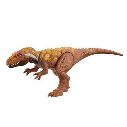 Mattel- Jurassic World Wild Roar Megalosaurus Figuras de Acción, Multicolor (HTK73