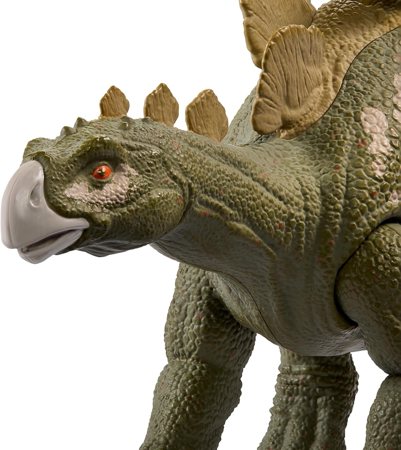 Mattel Jurassic World Wild Roar Hesperosaurus Dinosaur Figure with Continuing Roar Sound & Attack Action, Posable Physical Toy & Digital Play, HTK69