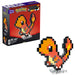 Mega Pokémon Pixel Art Charmander 349 Bloques de construcción, Estilo Retro pixelado, decoración para coleccionistas, Juguete +13 años (HTH76)