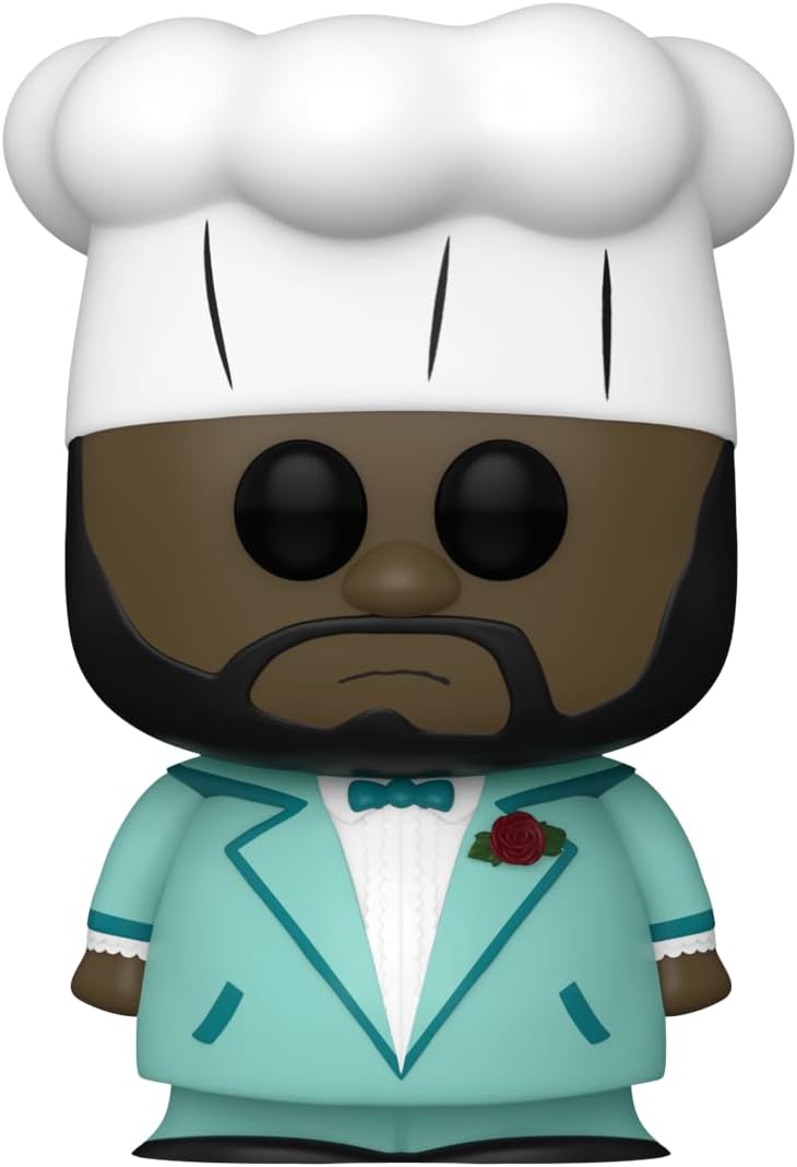 Funko POP! TV: South Park - Chef In Suit - Collectable Vinyl Figure - Official Merchandise - Toys for Kids & Adults - Cartoon Fans - Model Figure for Collectors and Display
