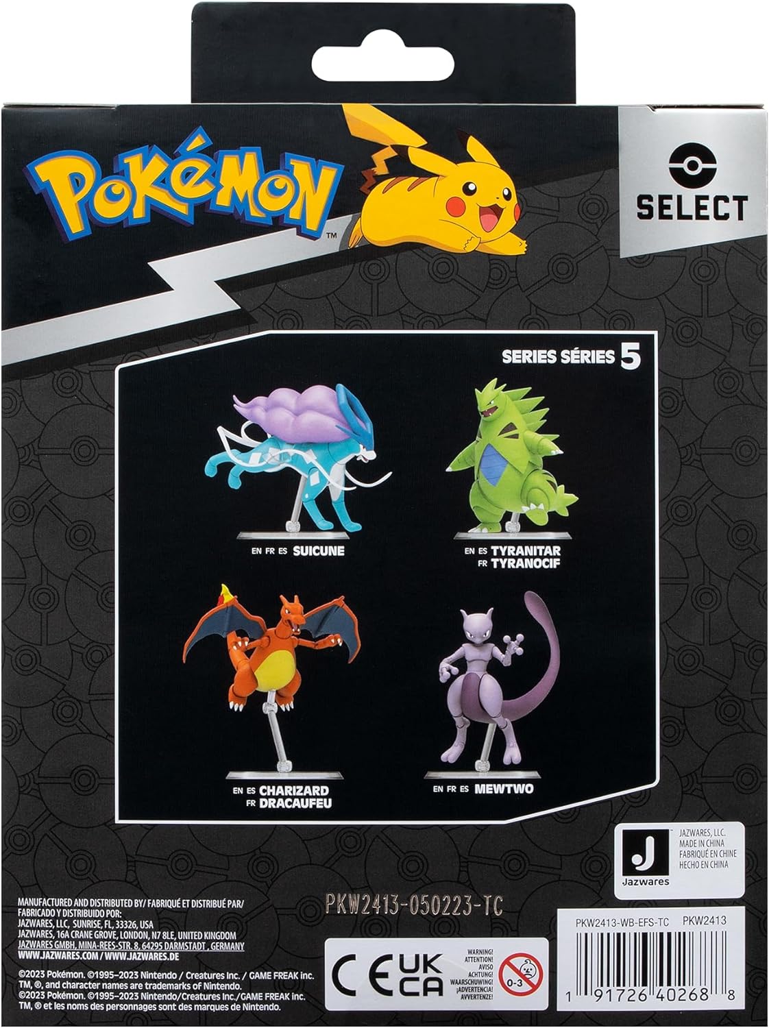 Pokémon - 15 cm Select Figure – Despotar, Figura móvil Oficial