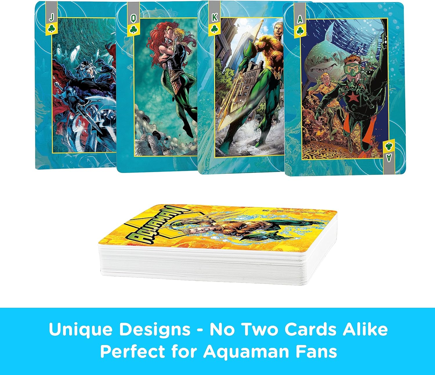 AQUARIUS DC Comics Aquaman Set Of Playing Cards + Jokers