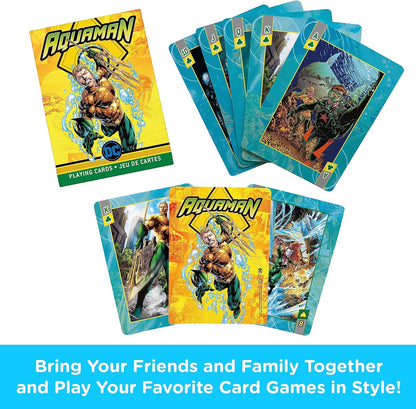 AQUARIUS DC Comics Aquaman Set Of Playing Cards + Jokers