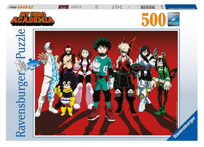 Ravensburger 17532 My Hero Academia Merch-500 Piece Jigsaw Puzzle for Adults and Kids Age 10 Years Up-Manga Gifts