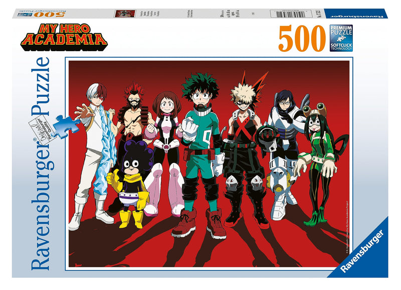 Ravensburger 17532 My Hero Academia Merch-500 Piece Jigsaw Puzzle for Adults and Kids Age 10 Years Up-Manga Gifts