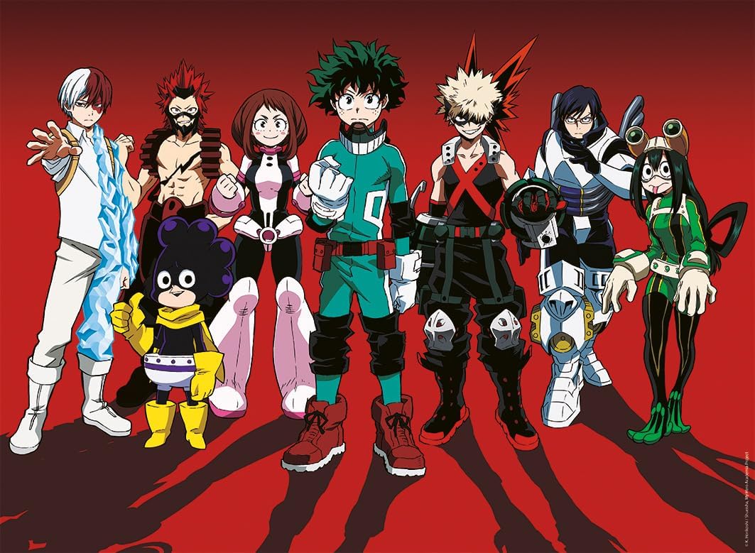 Ravensburger 17532 My Hero Academia Merch-500 Piece Jigsaw Puzzle for Adults and Kids Age 10 Years Up-Manga Gifts
