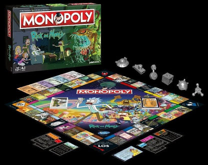 Monopoly - Rick & Morty - Brettspiel für Erwachsene - Alter 17+ - Deutsch