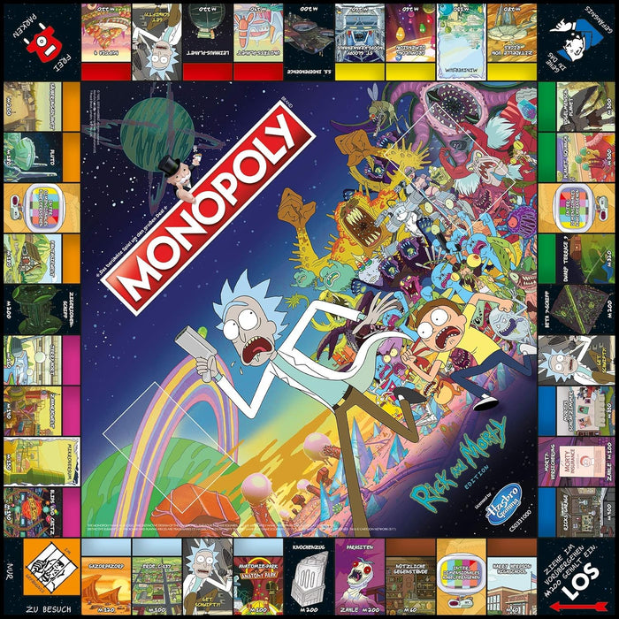 Monopoly - Rick & Morty - Brettspiel für Erwachsene - Alter 17+ - Deutsch