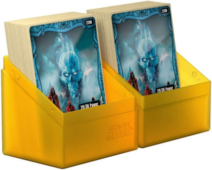 Ultimate Guard UGD010682 Boulder Deck Case 80+ Standard Size Box, Amber