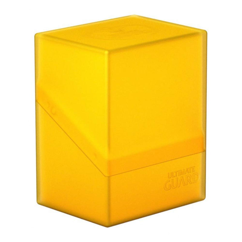 Ultimate Guard UGD010682 Boulder Deck Case 80+ Standard Size Box, Amber