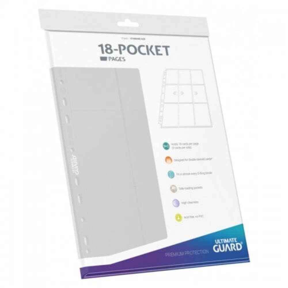 Ultimate Guard 18-Pocket Pages Side-Loading Album (White