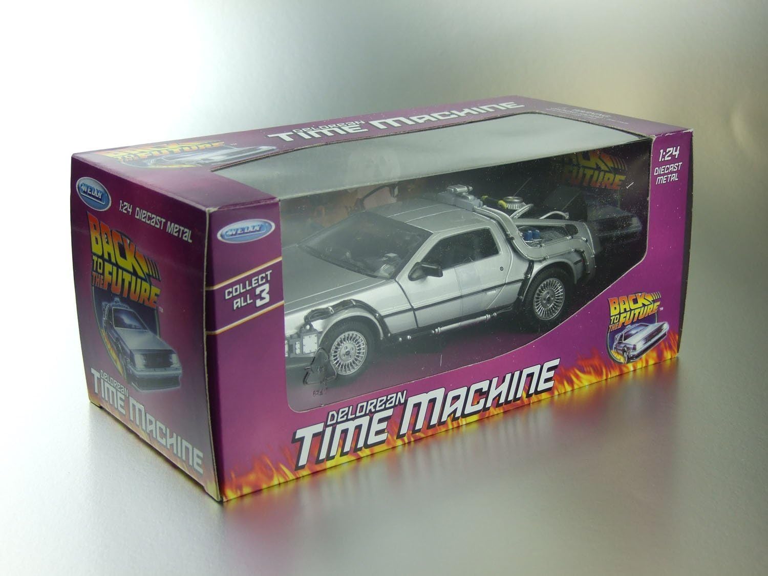 Collectors Réplica Delorean Regreso Al Futuro 1 Escala 1/24