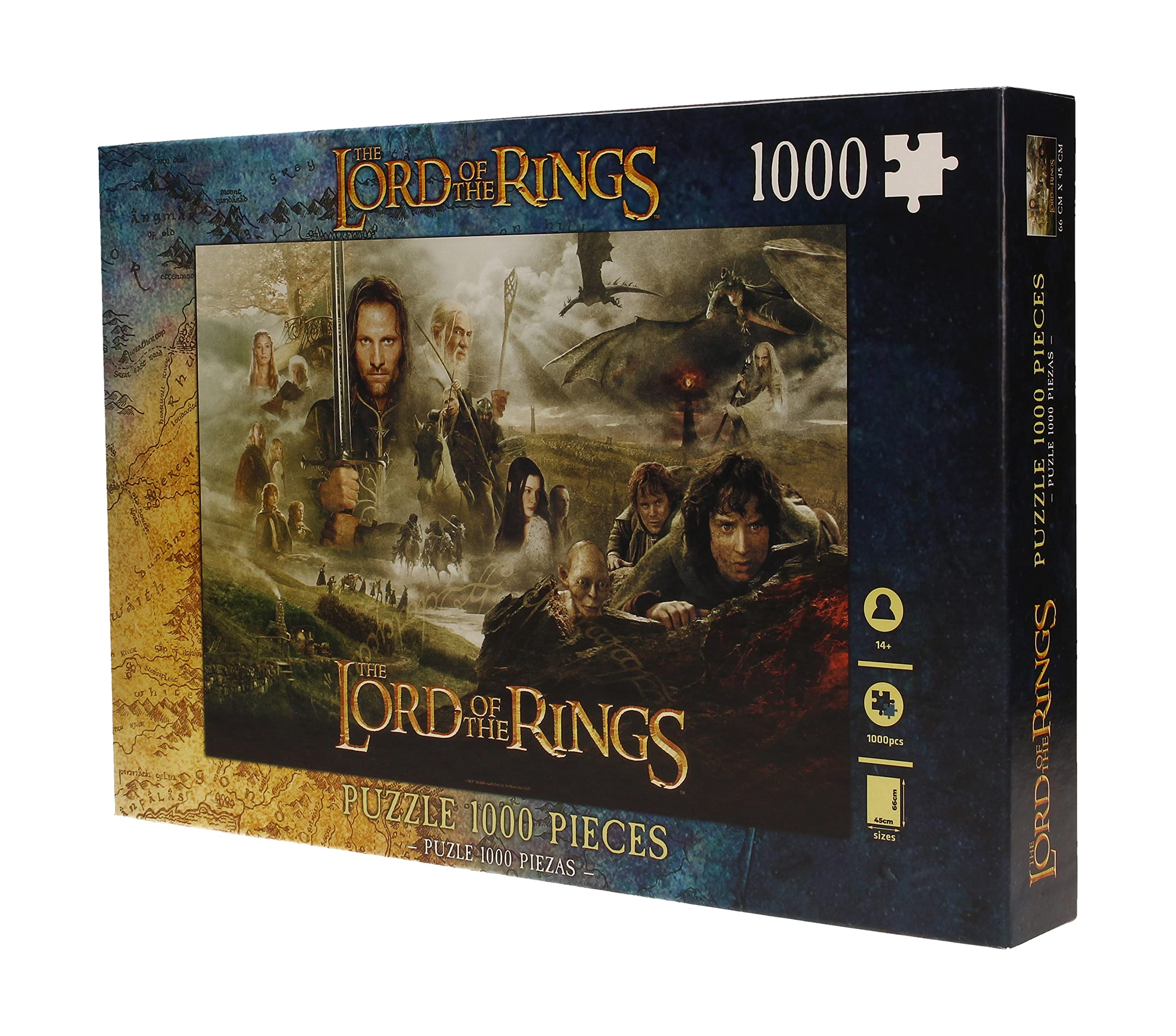 Herr Der Ringe Puzzle Poster (1000 Teile)