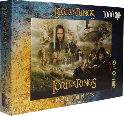 Herr Der Ringe Puzzle Poster (1000 Teile)