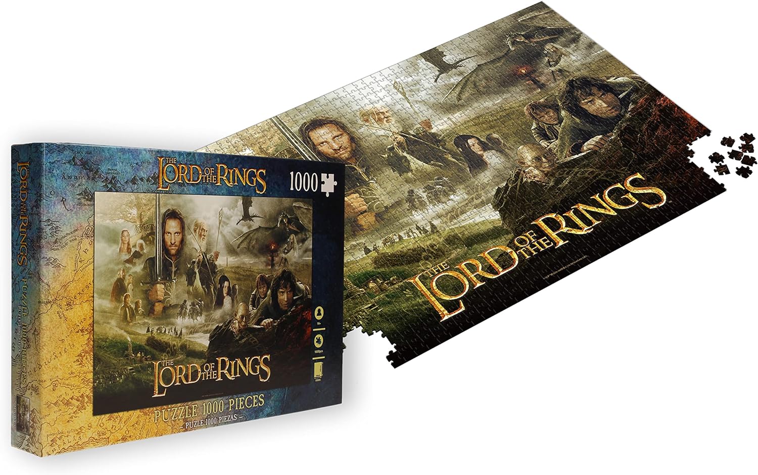 Herr Der Ringe Puzzle Poster (1000 Teile)