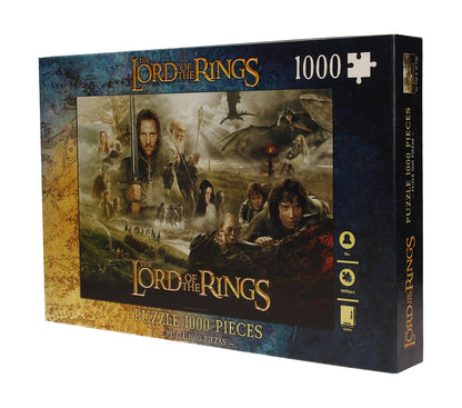 Herr Der Ringe Puzzle Poster (1000 Teile)