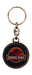SD TOYS- Llavero Redondo Logo pelicula Jurassic Park, Color Negro (Carat SDTUNI25366