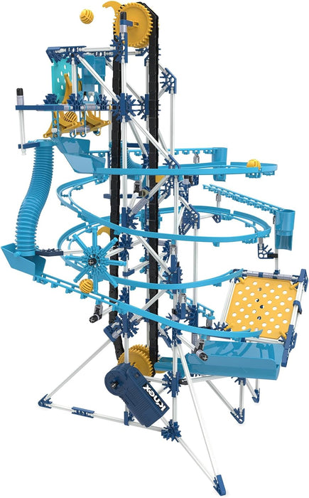 K'Nex - Juego de construcción de 3 modelos de carrera de mármol (motorizado) | Más de 350 piezas, juguete educativo de aprendizaje STEM para niños, construcción de ingeniería para niños, niños y niñas