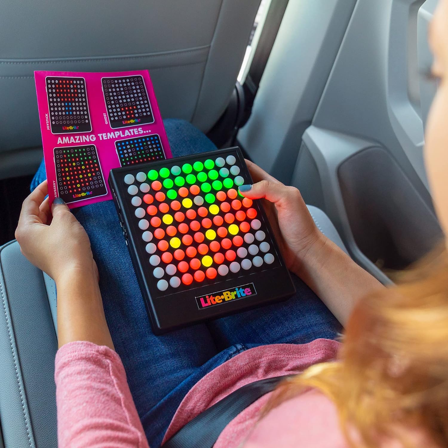 Lite-Brite | Touch | Light Up Drawing Board, LED Board with Colours, Light Up Toys for Creative Play, Glow Art Neon Effect Drawing Board, Light Toys for Kids Ages 4+ | Basic Fun 02355