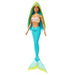 Barbie Mermaid Dolls with Fantasy Hair and Headband Accessories, Mermaid Toys with Shell-Inspired Bodices and Colorful Tails, HRR03