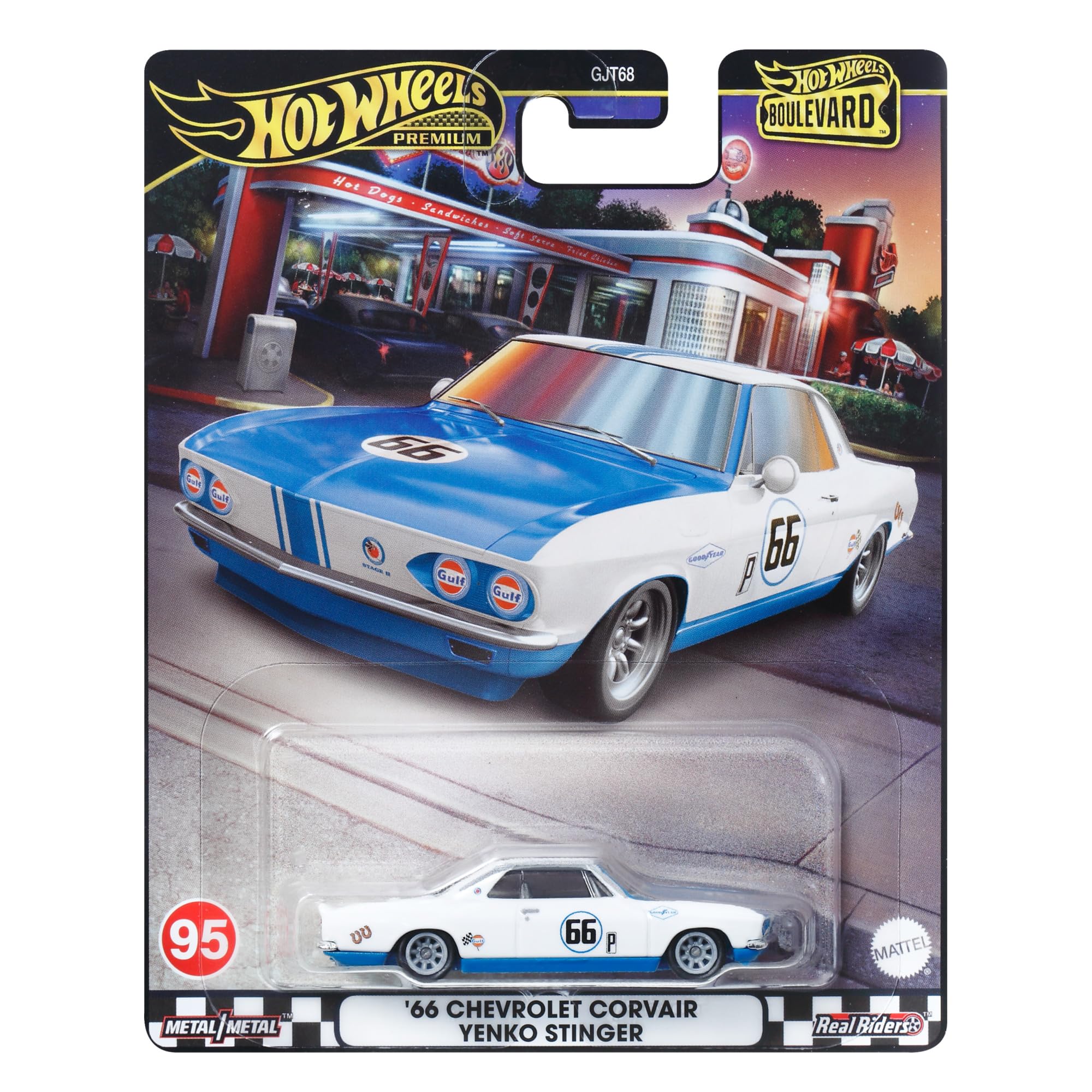 Hot Wheels Boulevard '66 Corvair Yenko Stinger #95 HRT69