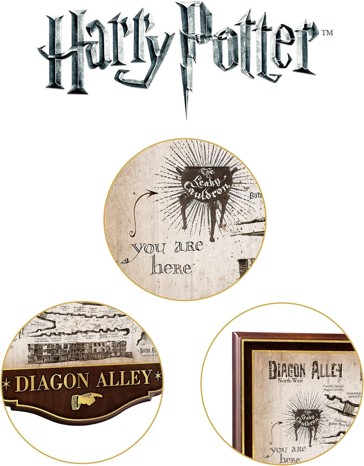 Harry Potter Diagon Alley Wall Plaque