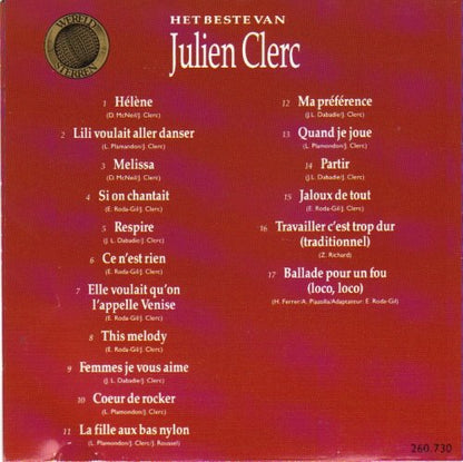 JULIEN CLERC : HET BESTE VAN