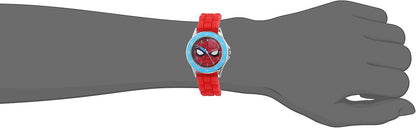 Disney Marvel Spiderman Red Silicone Strap Watch SPD9038