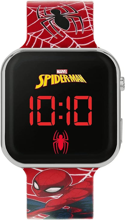 Disney Marvel Spiderman Red Strap LED Watch SPD4719ARG