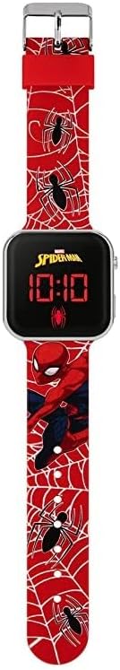 Disney Marvel Spiderman Red Strap LED Watch SPD4719ARG