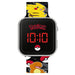 Pokémon Black LED Watch with Printed Character Strap POK4322