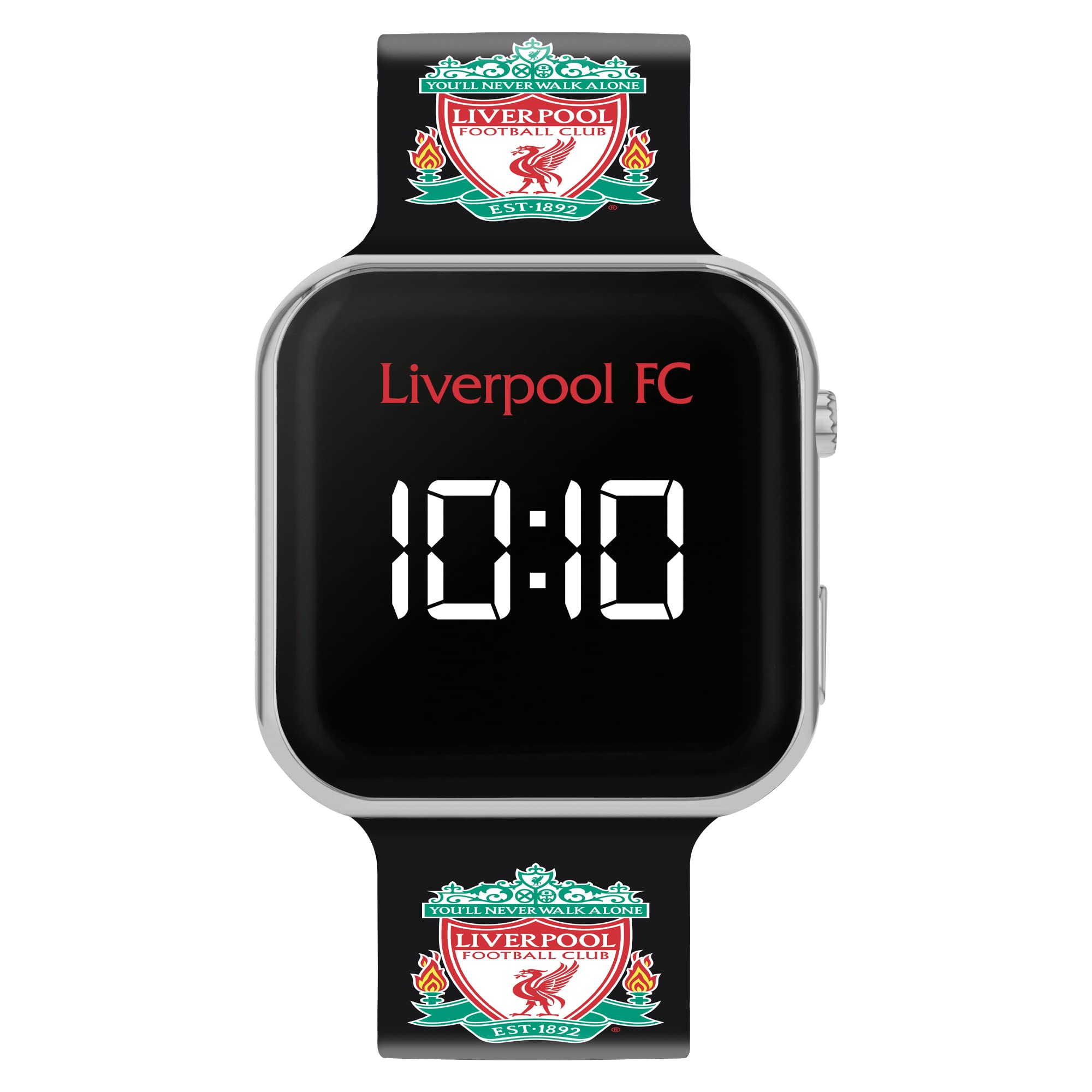 Official Liverpool Football Club Black LED Watch LFC4000
