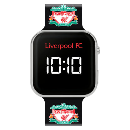 Official Liverpool Football Club Black LED Watch LFC4000