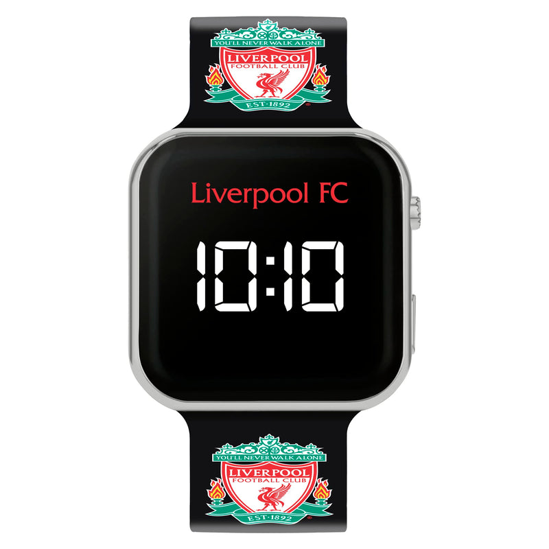 Official Liverpool Football Club Black LED Watch LFC4000
