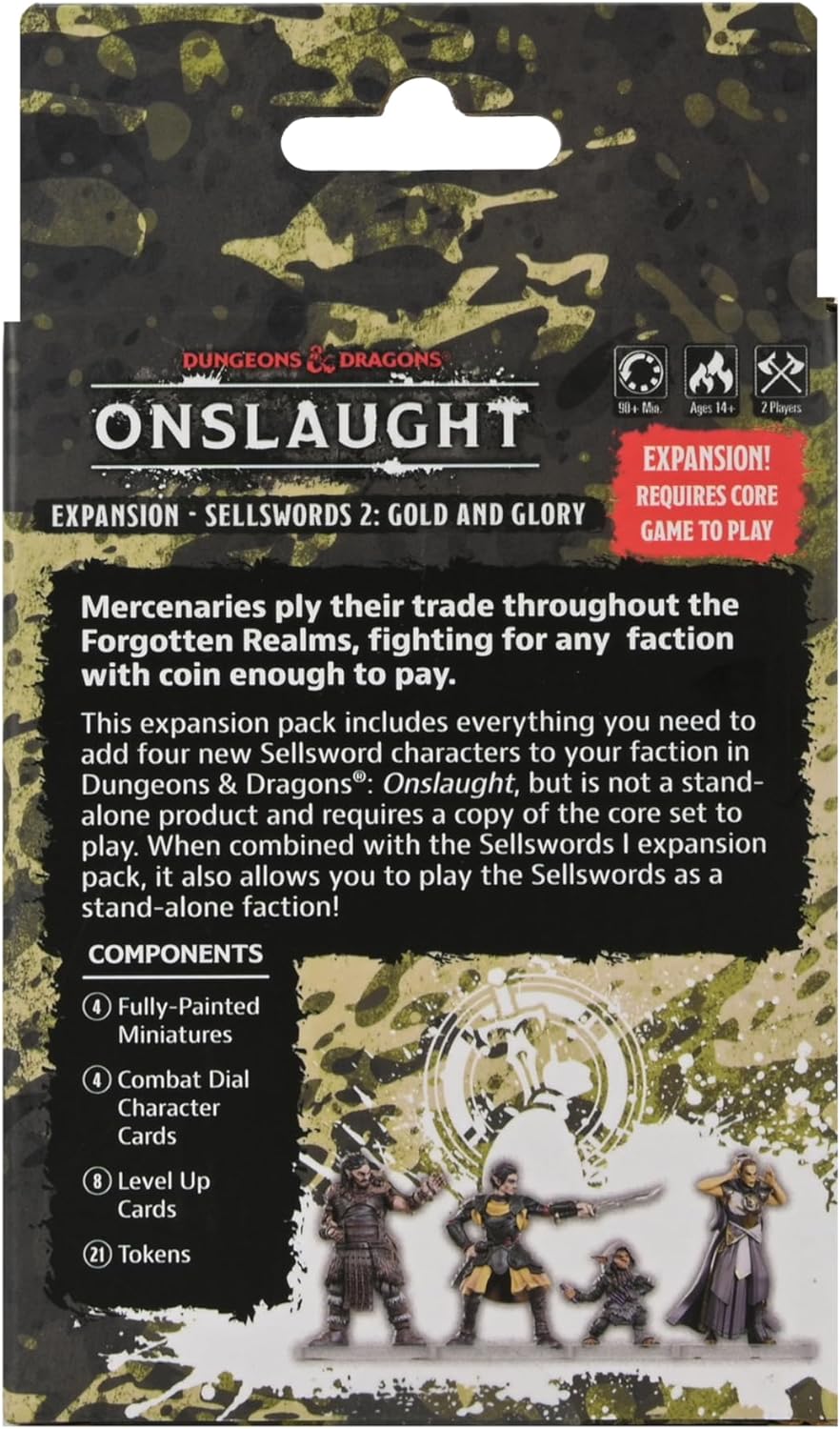 Dungeons & Dragons Onslaught: Expansion - Sellswords 2 - Gold and Glory