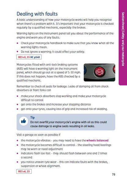 The Official DVSA Theory Test for Motorcyclists 2024 edition