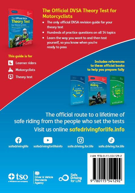 The Official DVSA Theory Test for Motorcyclists 2024 edition