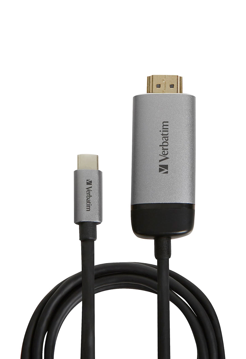 Verbatim USB-C to HDMI 4K Adapter for Laptops and MacBooks, Male-to-Male, 1.5m