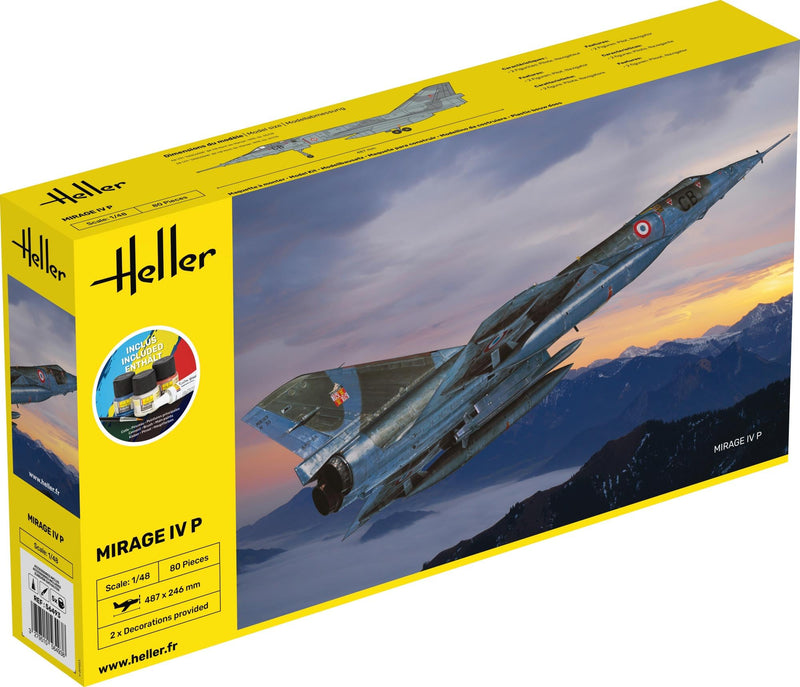 heller - Model Aircraft Starter Kit Mirage Iv P 56493| 1:48