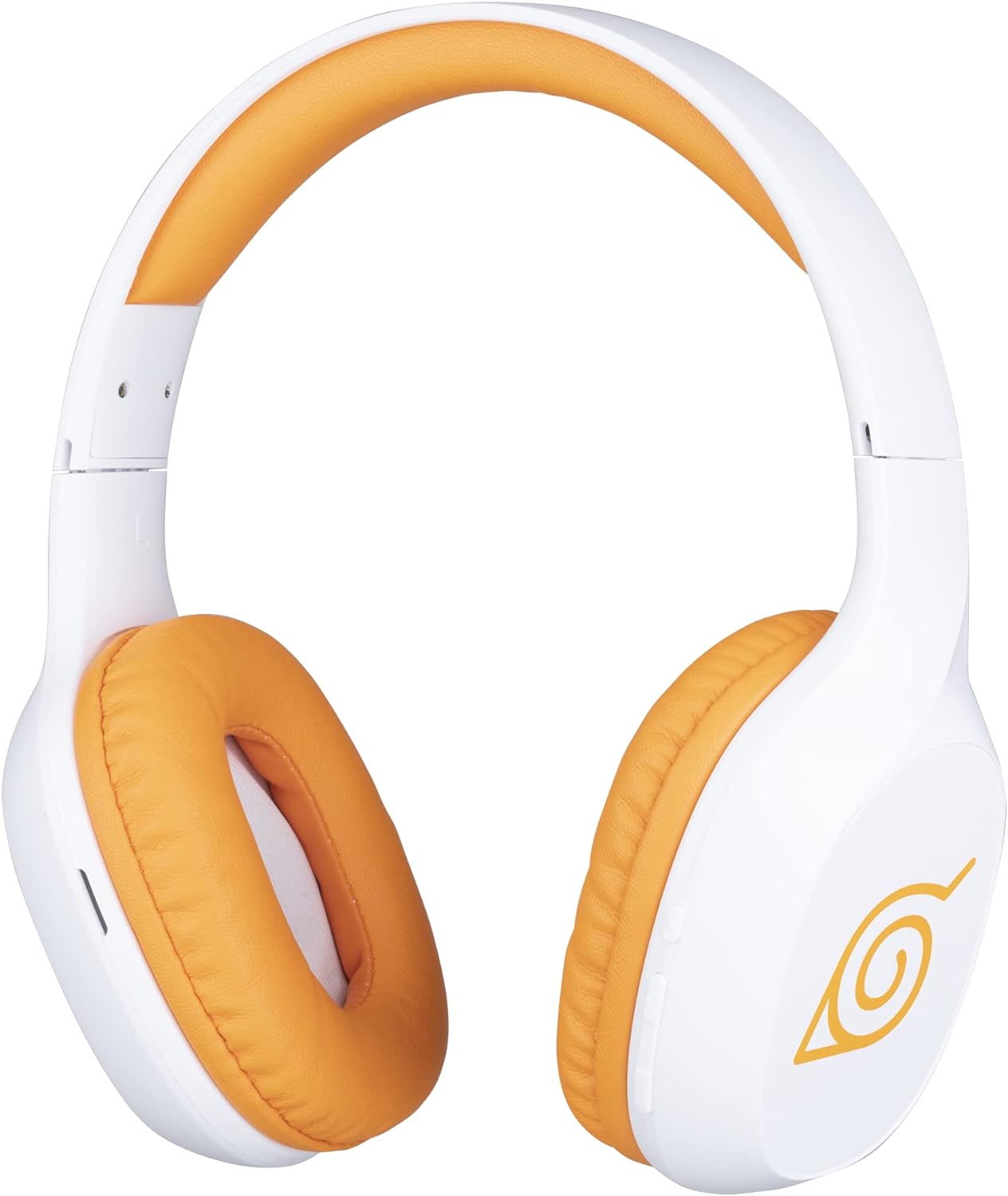 Konix Naruto Shippuden Wireless Bluetooth 5.3 Headphones for Smartphones and Tablets - 30 Hours Battery Life - 3.5 mm Jack Cable - Naruto Motif