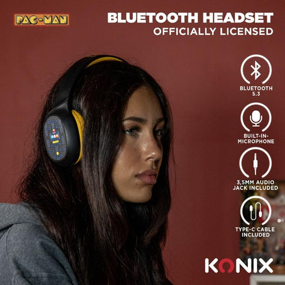 Konix Casque Bluetooth Headset  - Pacman