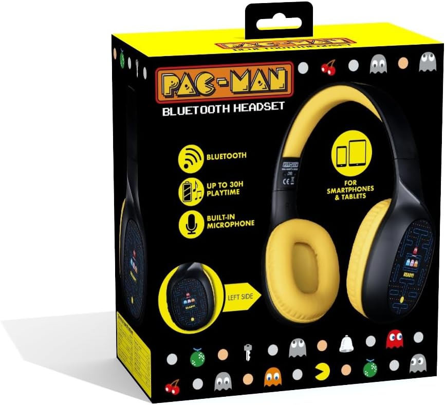 Konix Casque Bluetooth Headset  - Pacman