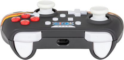 Konix Controller cablato One Piece per Nintendo Switch, Switch OLED e PC - Funzione vibrazione - Cavo da 3 m - Motivo Luffy - Nero