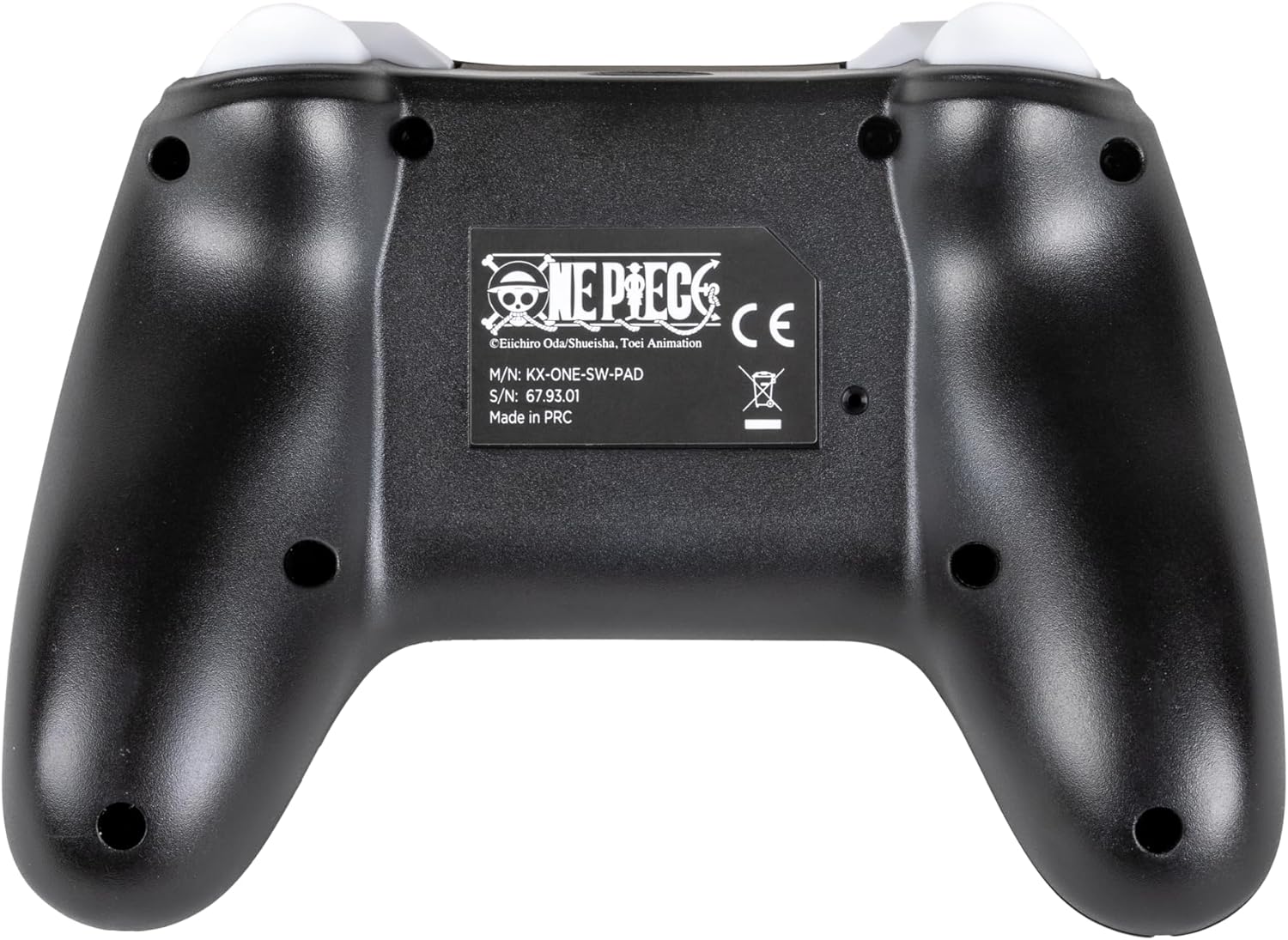 Konix Controller cablato One Piece per Nintendo Switch, Switch OLED e PC - Funzione vibrazione - Cavo da 3 m - Motivo Luffy - Nero