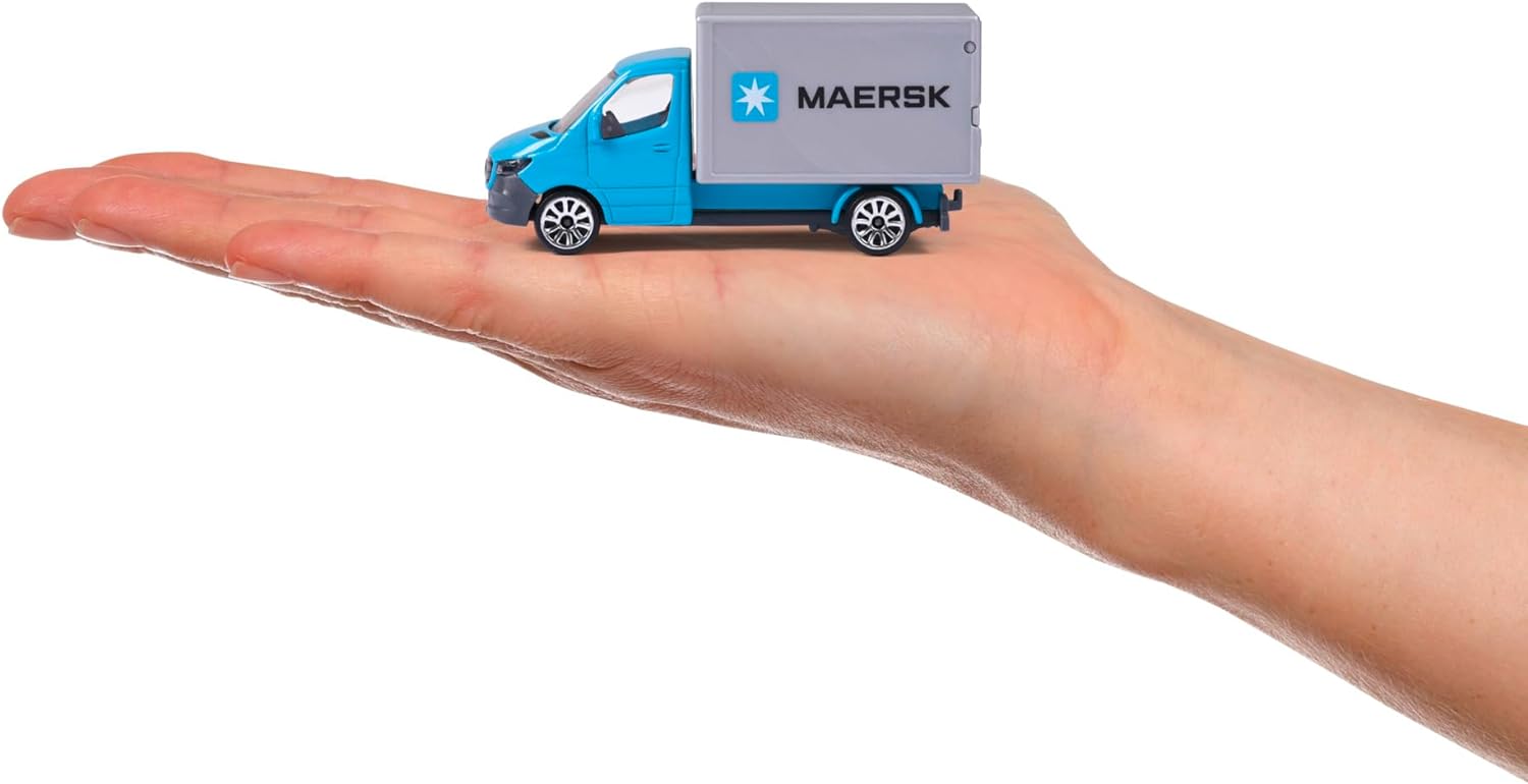 Majorette 212057290 MAERSK Transport Vehicles (Gift Set) Airplane, truck Die-cast